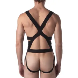 Barcode Berlin Harnais élastique ELON Noir